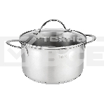 Кастрюля TalleR TR-17252 2,2 л.Сталь 18/10, толщина дна/стенки 3,2/0,6 мм., фото 1