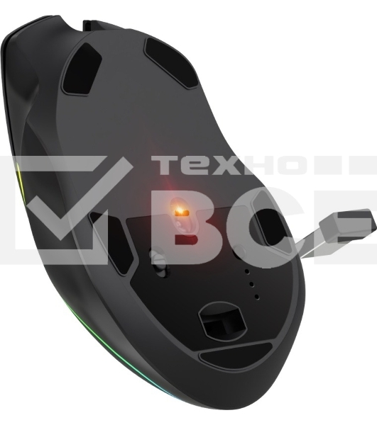 Мышь беспроводная/проводная Defender Immortal GM-421 черный, 10000 dpi, радиоканал, Bluetooth, USB, кнопки - 9