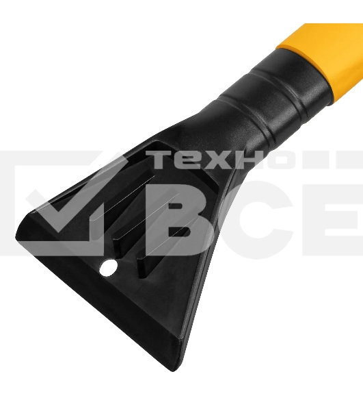 Щетка сметка со скребком Denzel телескоп, поворотная голова, 750-1120 мм