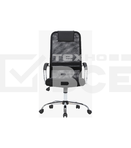 Кресло офисное Chairman CH612 chrome черный (7145933)