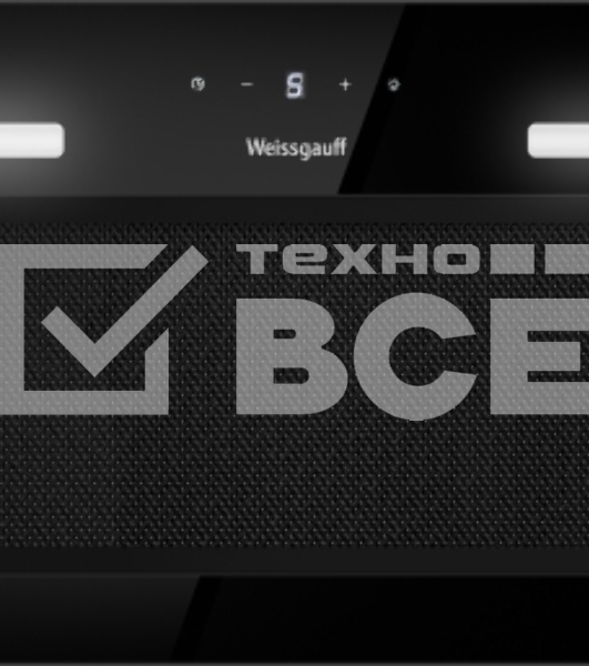 Вытяжка Weissgauff BOX 850 Touch Black Glass