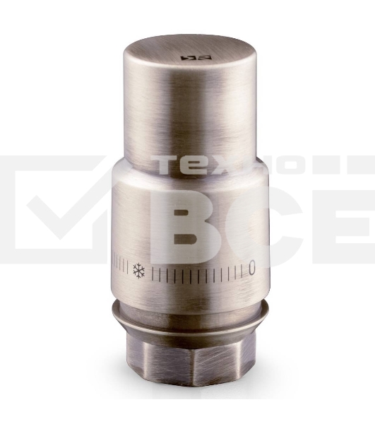 Термоголовка жидкостная Royal Thermo Design PRO М30х1,5 (матовый никель)