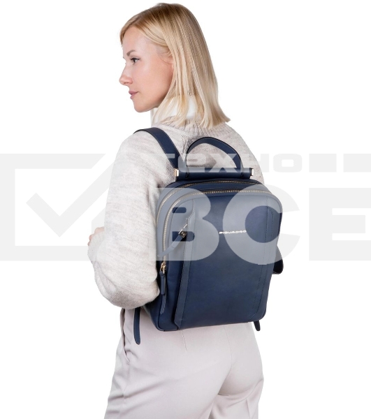 Рюкзак женский Piquadro Circle CA5566W92/BLU4 синий кожа