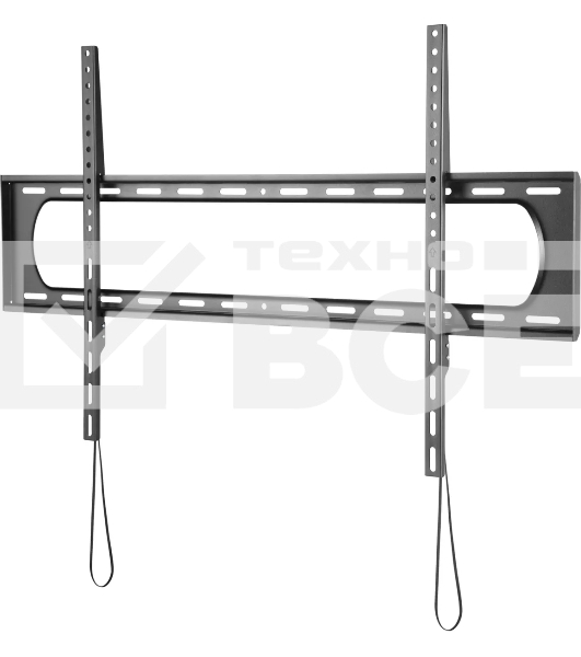 Кронштейн для телевизора Ultramounts UM825F черный 60'-120' макс.120кг настенный фиксированный