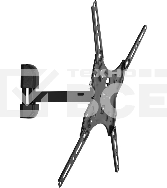 Кронштейн для телевизора Buro MF1 черный 13'-60' макс.25кг настенный поворот и наклон