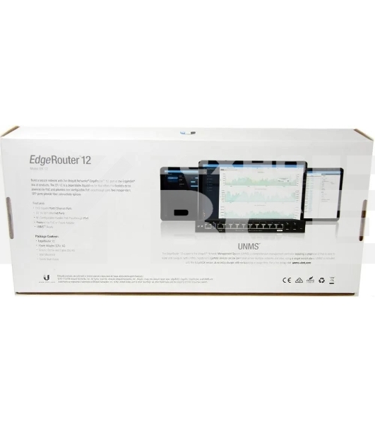 Маршрутизатор Ubiquiti ER-12-EU черный