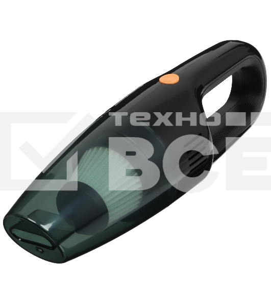 Пылесос автомобильный QUMO VaccoPM 6DU черный/серый, 120 Вт, уборка сухая, пылесборник контейнер 0.35 л