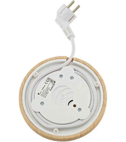 Чайник электрический Kitfort КТ-6794 1.7л. 2200Вт белый/дерево корпус: нерж.сталь/пластик