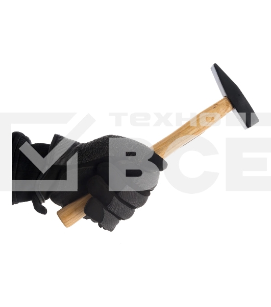 Молоток слесарный Sparta 102045 200 г, квадратный боек, деревянная рукоятка