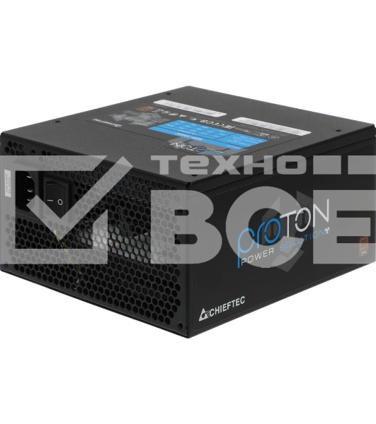 Блок питания Chieftec BDF-1000C, 1000Вт, 80 PLUS Bronze, 140мм, модульный, черный