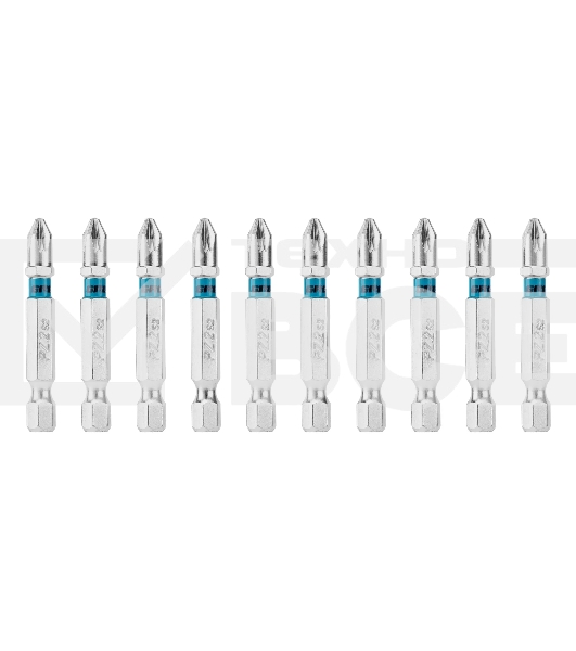 Бита Gross PZ2х50мм, сталь S2, шестигр., 10 шт.