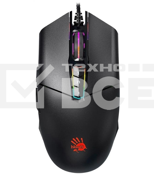Мышь проводная A4Tech Bloody P91s черный, 8000 dpi, USB, кнопки - 8