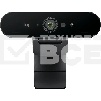 Камера Web Logitech BRIO черный 13Mpix (4096x2160) USB3.0 с микрофоном (960-001725), фото 1
