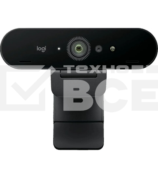 Камера Web Logitech BRIO черный 13Mpix (4096x2160) USB3.0 с микрофоном (960-001725)