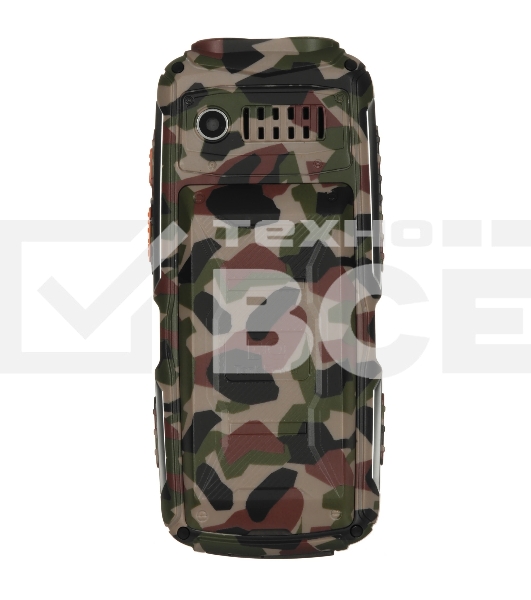 Мобильный телефон BQ 2430 Tank Power серебро/камуфляж