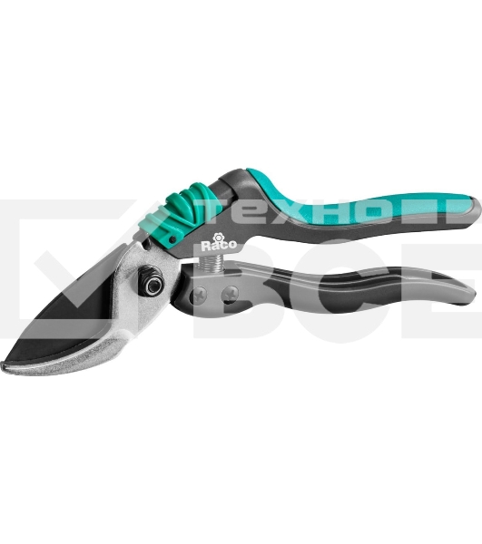 Секатор RACO S162 4206-53/S162 плоскостной 205мм эргоном.2хкомпонент. рукоят.армир.фиберглас