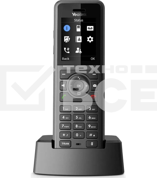 Телефон SIP Yealink W77P черный