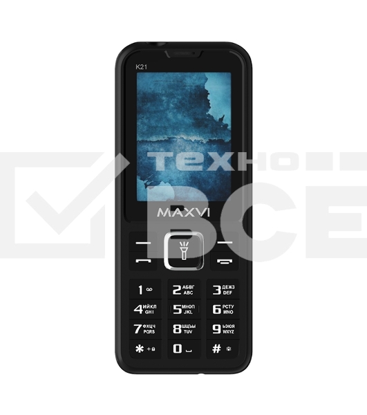 Мобильный телефон Maxvi K21 черный