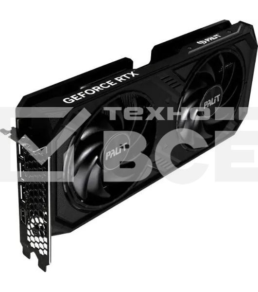 Видеокарта Palit RTX4070 DUAL NVIDIA GeForce RTX 4070 12Gb 192bit GDDR6 1920/20000 HDMIx1 DPx3 HDCP Ret