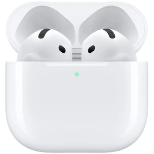 Гарнитура вкладыши Apple A3050,A3053,A3058 AirPods 4 белый (MXP63LL/A)