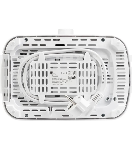 Тостер Kitfort КТ-4025 белый/стальной