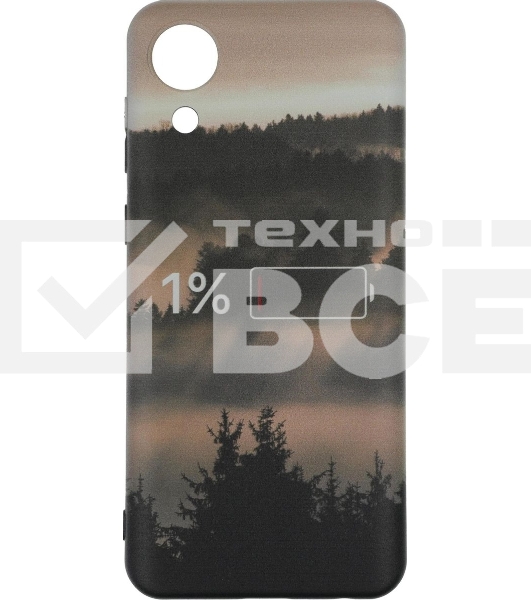 Чехол (клип-кейс) Gresso для Samsung Galaxy A03 Core Meridian черный/бежевый (GR17AAAE8936)