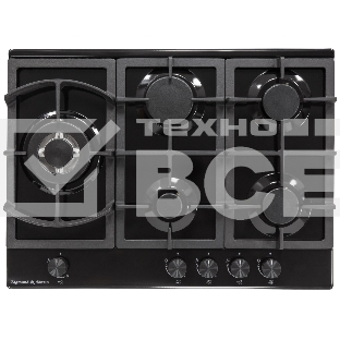 Газовая варочная панель Zigmund & Shtain G 14.7 B независимая, черный