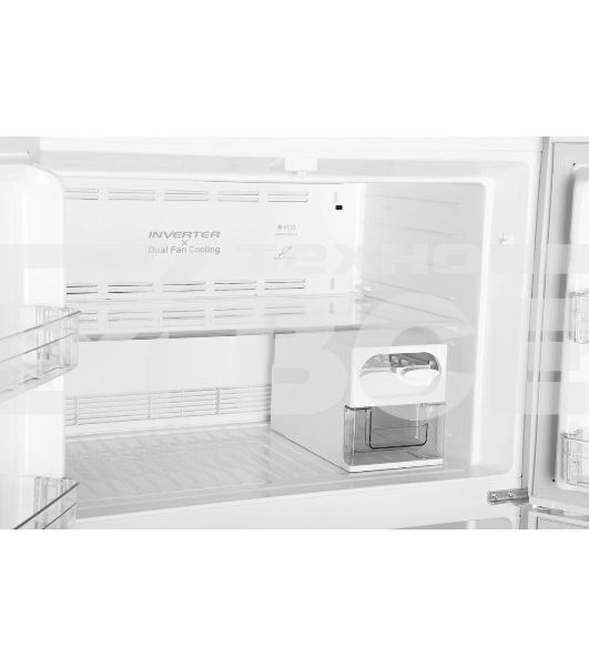 Холодильник Hitachi R-W660PUC7 GPW белый двухкамерный 396/144л морозилка сверху, No Frost, Side by Side