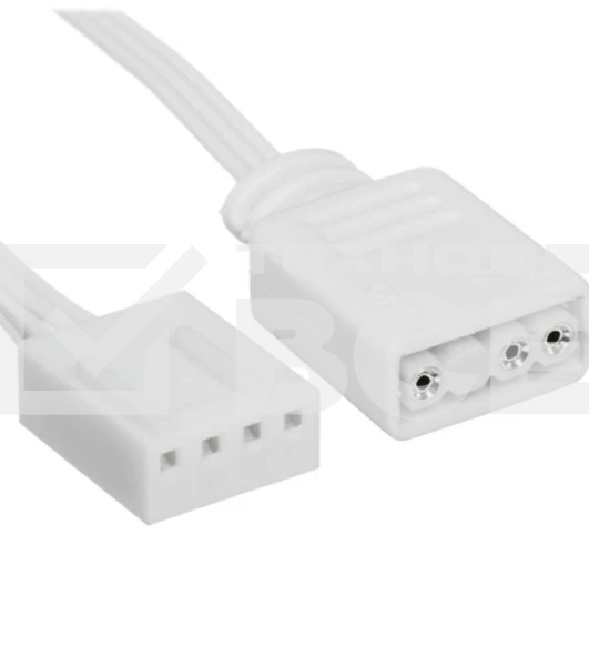 Вентилятор для корпуса DEEPCOOL FL12 WH белый, 120 мм, 2150 об/мин, 32 дБ, 4 pin