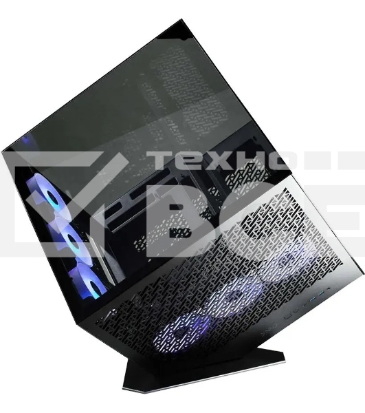 Компьютерный корпус Azza CUBE PLUS черный без БП ATX 6x120мм 2xUSB 3.0 1xUSB3.1 audio bott PSU