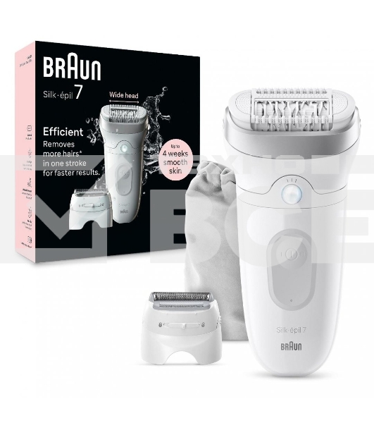 Эпилятор BRAUN SE7-041 белый/серебристый