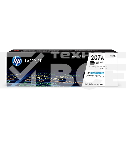 Картридж лазерный Colouring CG-W2210A (№207A) для принтеров HP Color LaserJet Pro M255dw/M282nw/M283fdn/M283fdw черный без чипа 1350 копий