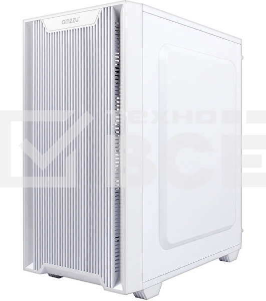 Компьютерный корпус Ginzzu CL560 белый mATX
