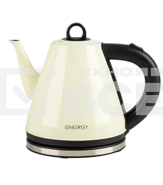 Чайник электрический Energy E-263 1,2л, нержавейка, бежевый (12)