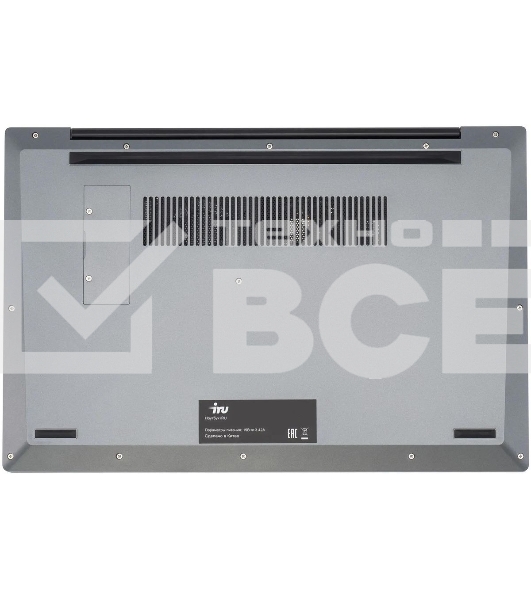 Ноутбук IRU Tactio 15PHC Ryzen 7 5825U 16Gb SSD 512Gb AMD Radeon Graphics 15.6' IPS FHD (1920x1080) FreeDOS black WiFi BT Cam 4000mAh (2150137)