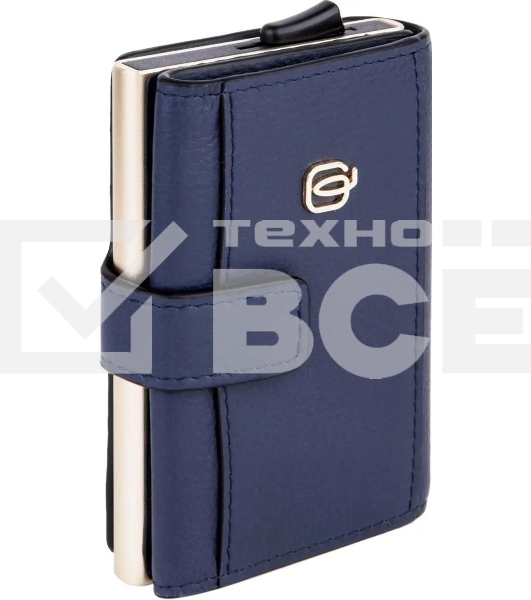 Чехол для кредитных карт Piquadro Lyra PP5649W92R/BLU4 синий натур.кожа