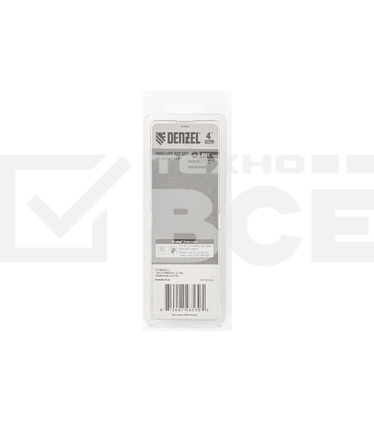 Набор бит Denzel PH1x4', 5 шт.
