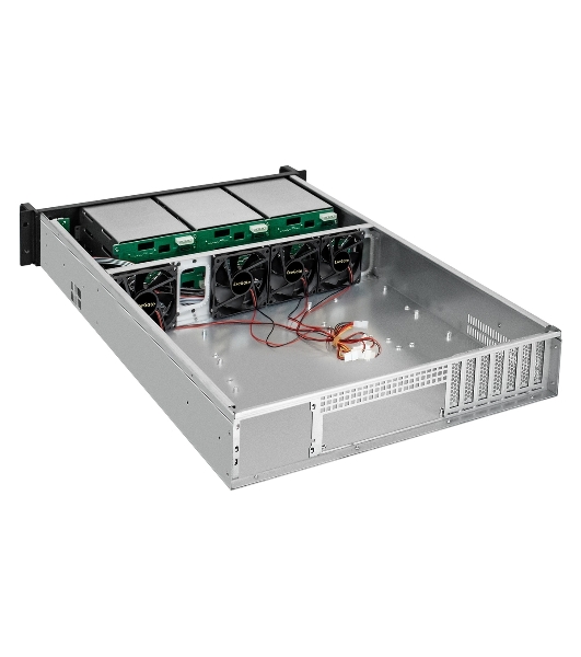 Серверная платформа ExeGate Pro 2U650-HS09 (RM 19', высота 2U, глубина 650, Redundant БП 2x1200W, 9xHotSwap, 2*USB)