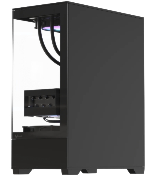 Корпус Formula Crystal Z1 V2 Black, Midi-Tower, чёрный