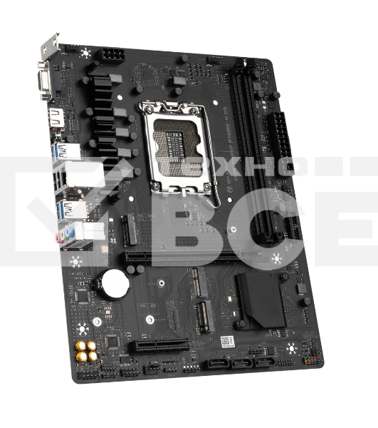 Материнская плата Maxsun Challenger B760M-N D5, LGA 1700, Intel B760, 2xDDR5, 3xSATA, 2xM.2, 1xPCIe 4.0 x16, 1xPCIe x4, 1xVGA, 1xHDMI, 1x 1Gb LAN, 2xUSB-A 2.0, 4xUSB-A 3.2 Gen 1, 5.1, mATX