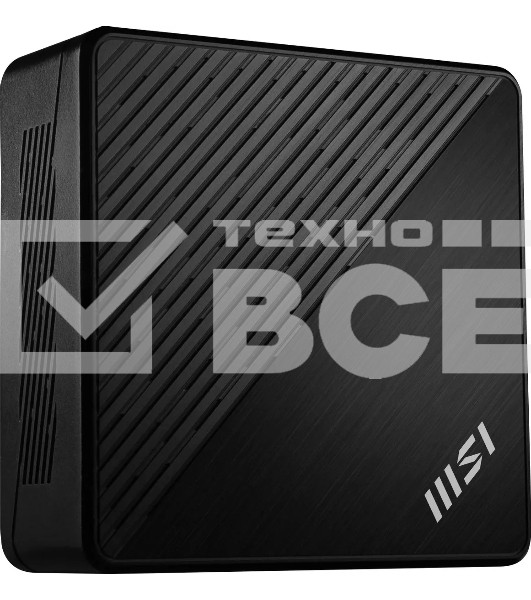 Неттоп MSI Cubi 5 12M-013RU i5 1235U (1.3) 16Gb SSD512Gb Iris Xe Windows 11 Professional 2.5xGbitEth+1xGbitEth WiFi BT 65W черный (9S6-B0A811-298)