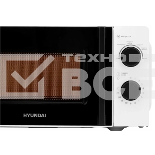 Микроволновая печь Hyundai HYM-M2047 белый, 20 л, 700 Вт, переключатели - поворотный механизм