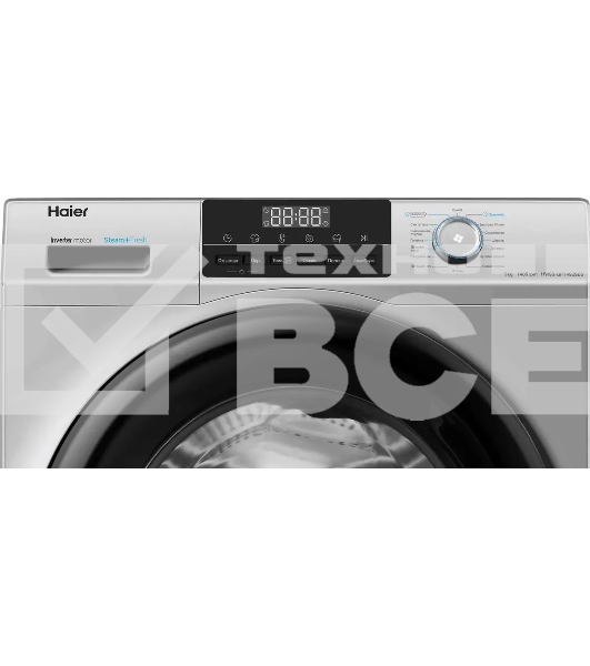 Стиральная машина Haier HW90-BP14929BS серебристый, загрузка фронтальная 9 кг, 1400 об/мин, класс: A+++