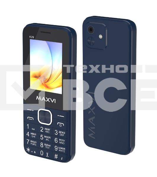 Мобильный телефон Maxvi K29 синий