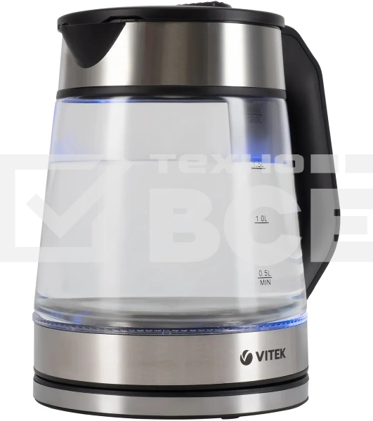 Чайник Vitek VT-1176 черный 2200W 1.7л