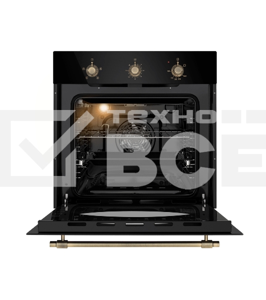 Шкаф духовой газоэлектрический Maunfeld EOGC604RBG.MT Slim