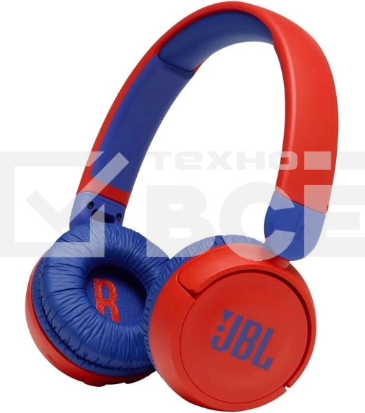 Наушники детские JBL JR 310BT (накладные), красный