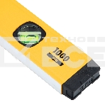 Уровень алюминиевый Denzel, магнит., фрезерованный, 3 глазка (1 зеркал.), 0,5 мм/м, 1000 мм, фото3