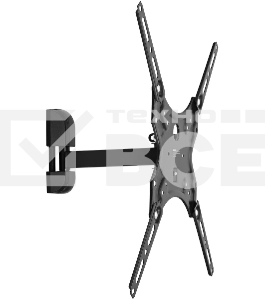 Кронштейн для телевизора Buro MF1 черный 13'-60' макс.25кг настенный поворот и наклон