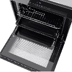 Шкаф духовой электрический Maunfeld EOEH.5811B, встраиваемый, 59л, дверца с 2 стеклами, черный, фото10